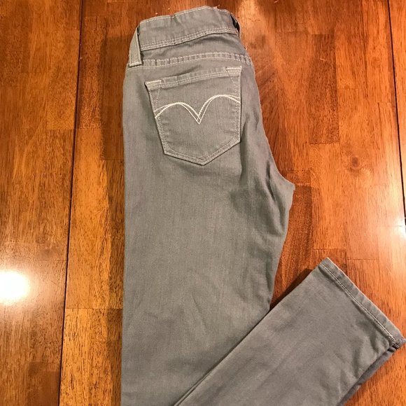 Levis Demi curve grey mid rise skinny jeans - Picture 3 of 5